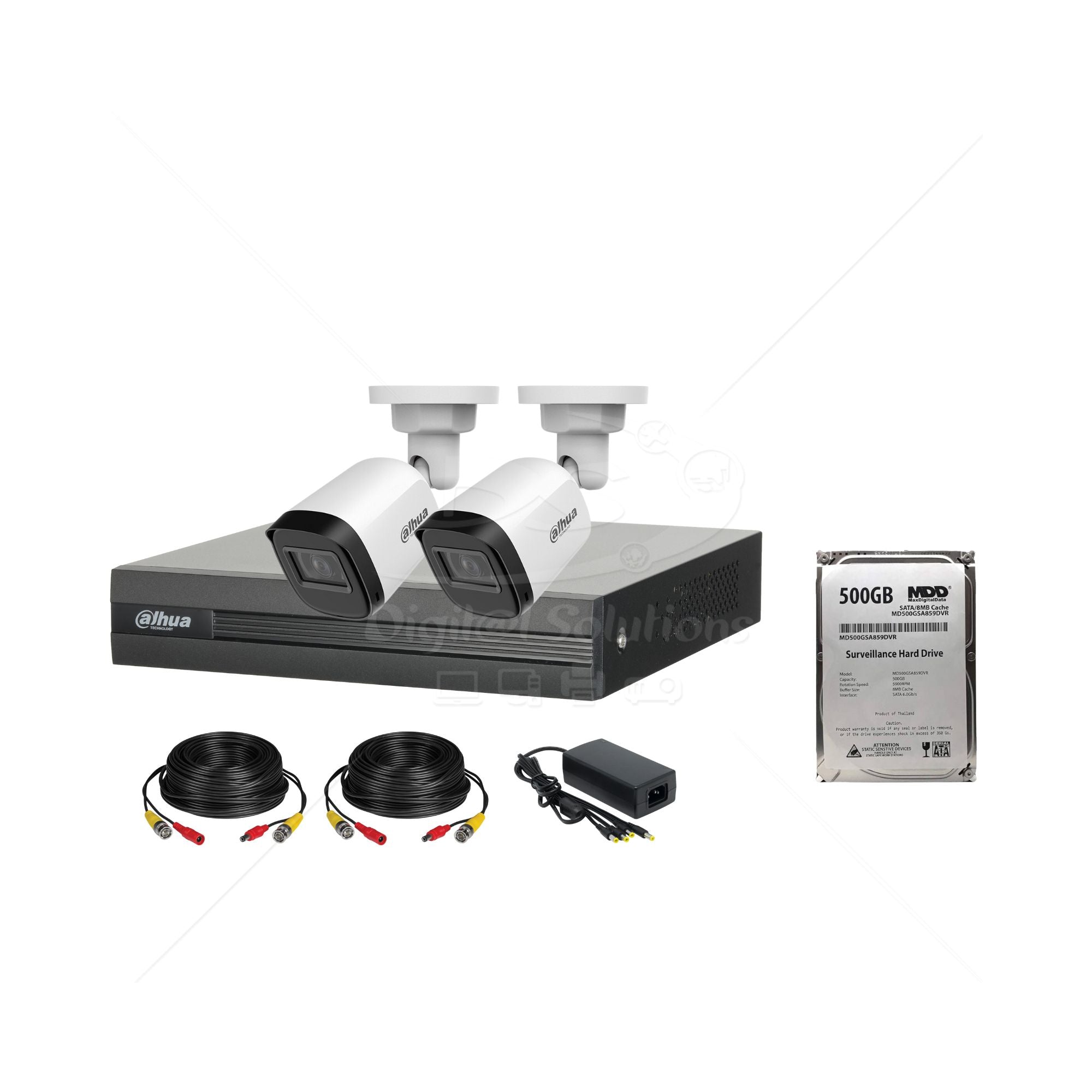 Kit 2 Cámaras Dahua 2MP (1080p)