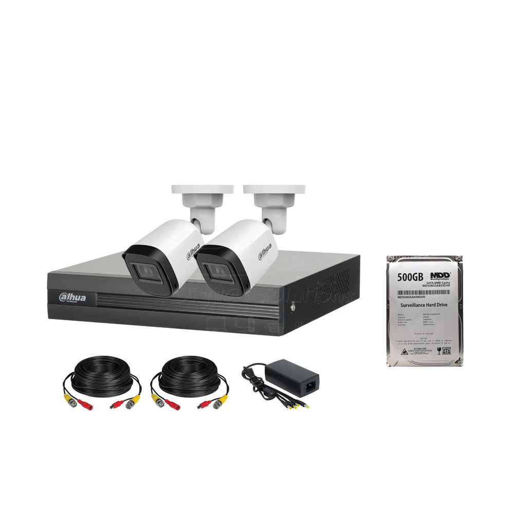 Kit 2 Cámaras Dahua 5MP (3K)