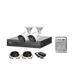 Kit 2 Cámaras Dahua 5MP (3K)