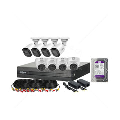 Kit 8 Cámaras Dahua 5MP (3K)