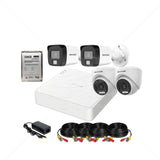 Kit Hikvision 4 Cámaras 5MP (3K) Con Micrófono