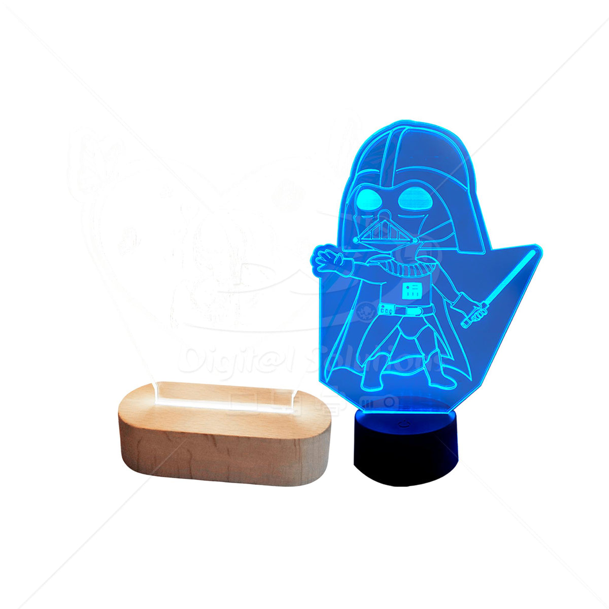 Lámpara Grabada de Acrílico