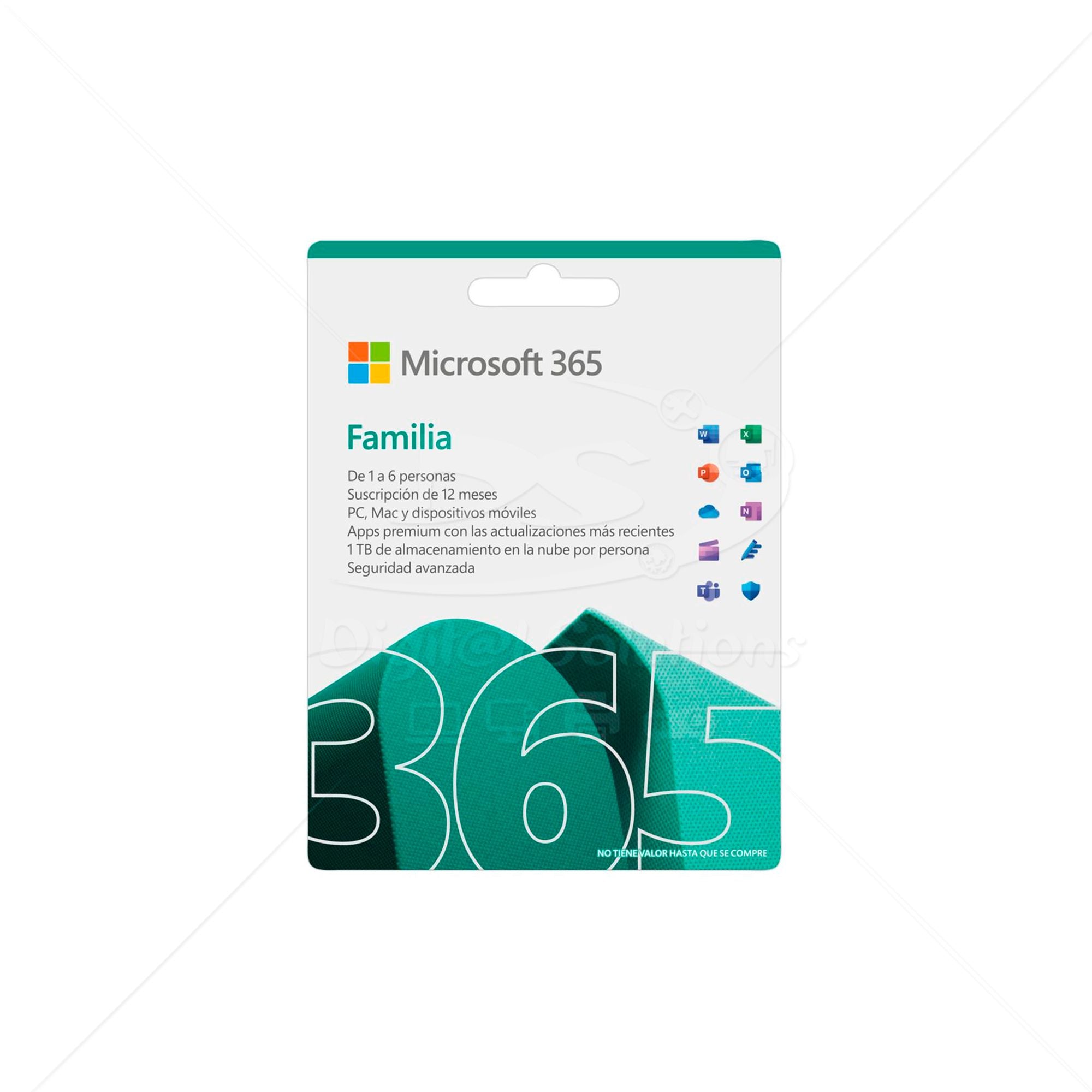 Licencia de Ofimática Microsoft Office 365 Family