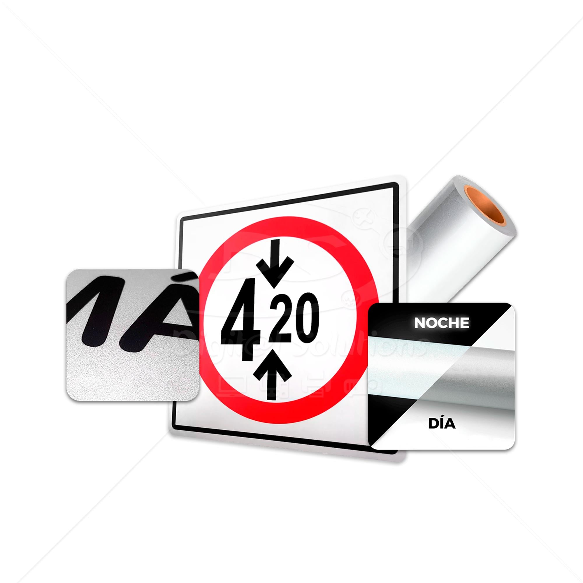 M² Vinil Reflectivo de Impresión