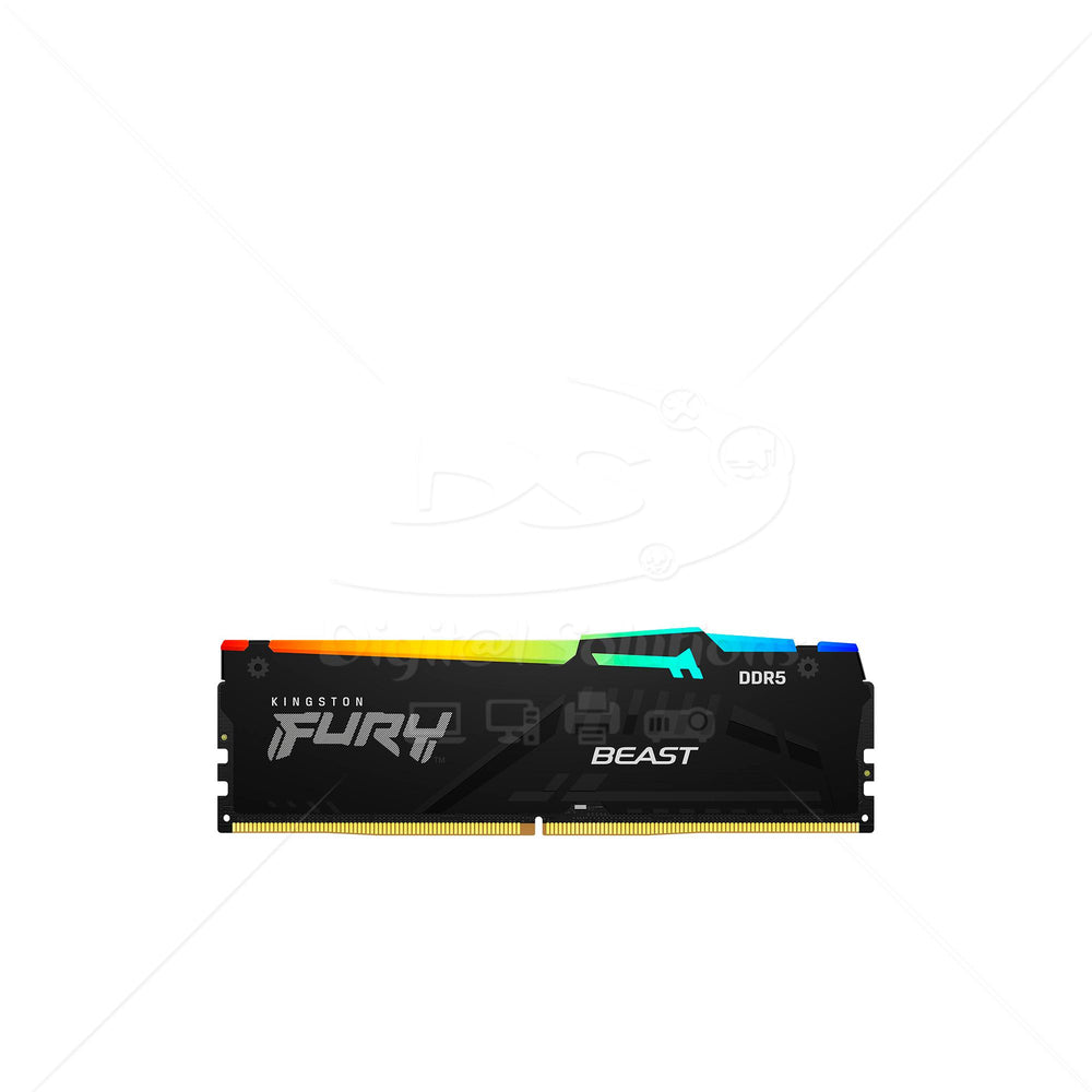 Mem Ram DT Fury KF556C40BBA-16 16GB DDR5 RGB