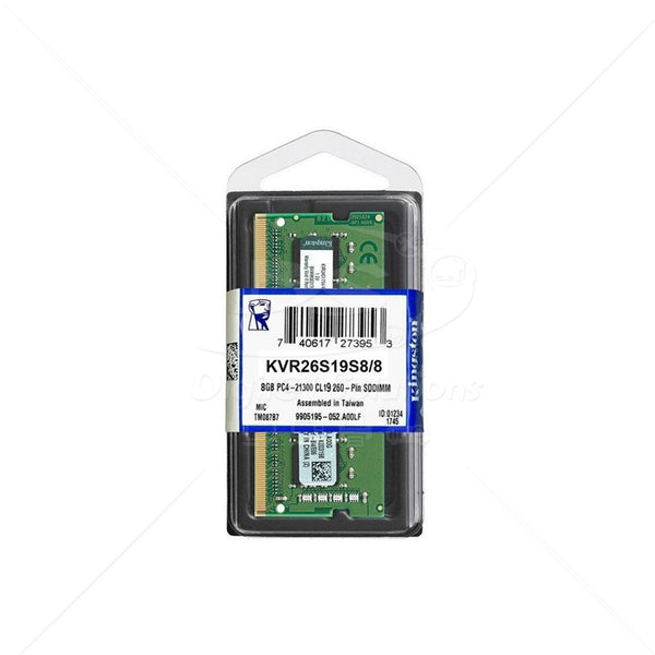 Mem Ram LT Kingston KVR26S19S8/8 DDR4 8GB