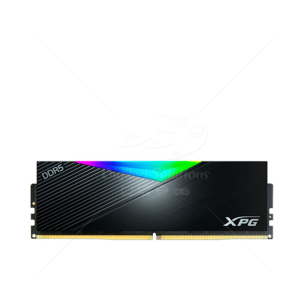 Memoria RAM Gamer ADATA XPG LANCER 32GB RGB DDR5 AX5U6400C3232G-CLARBK color Negro