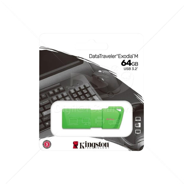 Memoria USB Kingston KC-U2L64-7LG Neon Green