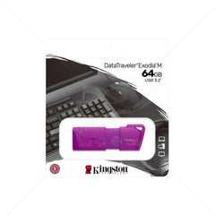 Memoria USB Kingston Morado Neón