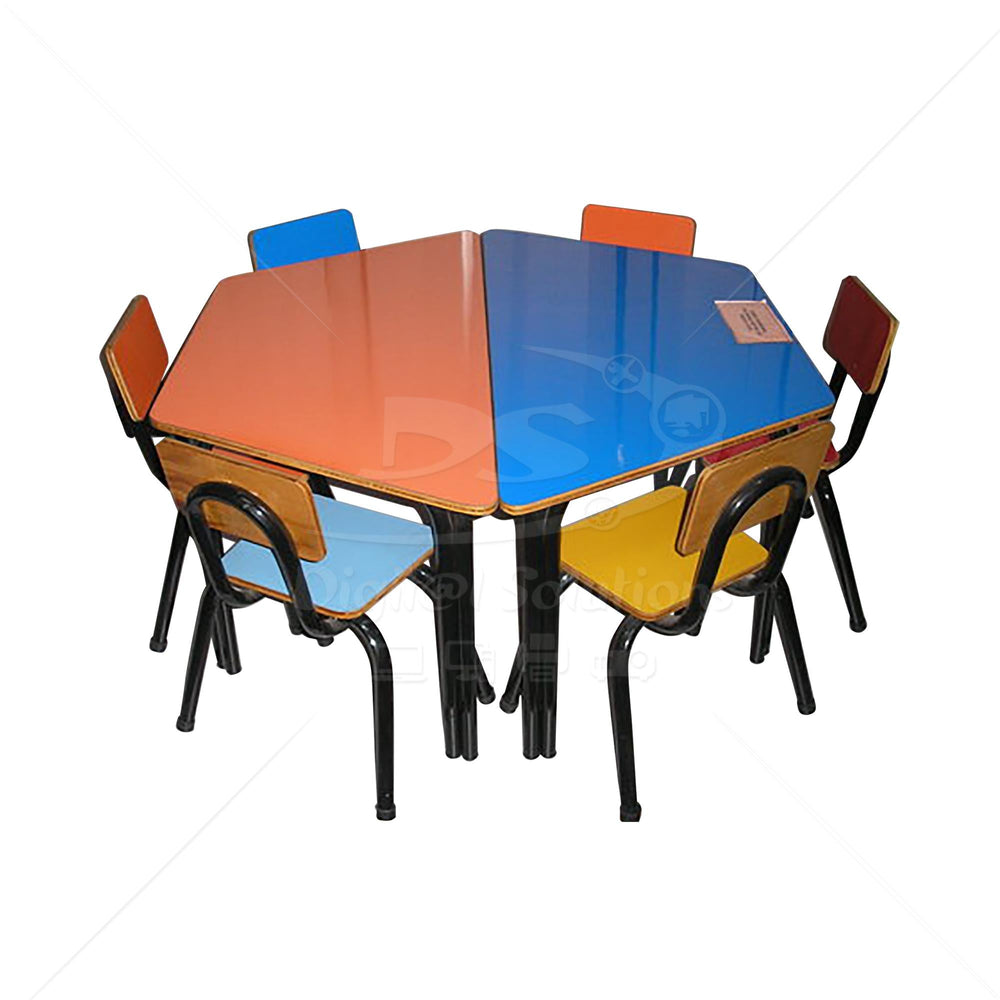 Mesa Trapezoidal/6 Sillas