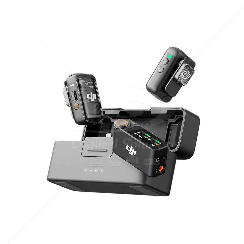Microfono DJI MIC 2 (2 TX+ 1 RX+ Charging Case)