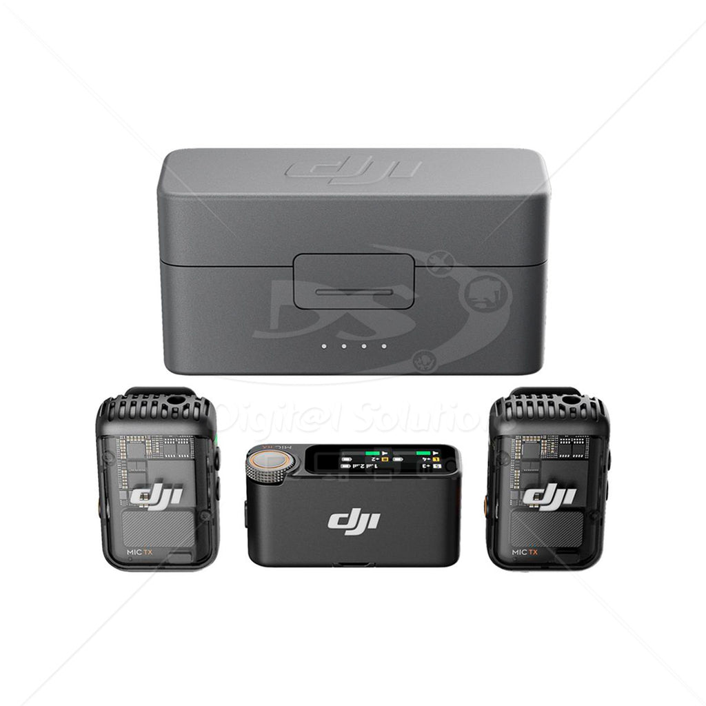 Microfono DJI MIC 2 (2 TX+ 1 RX+ Charging Case)