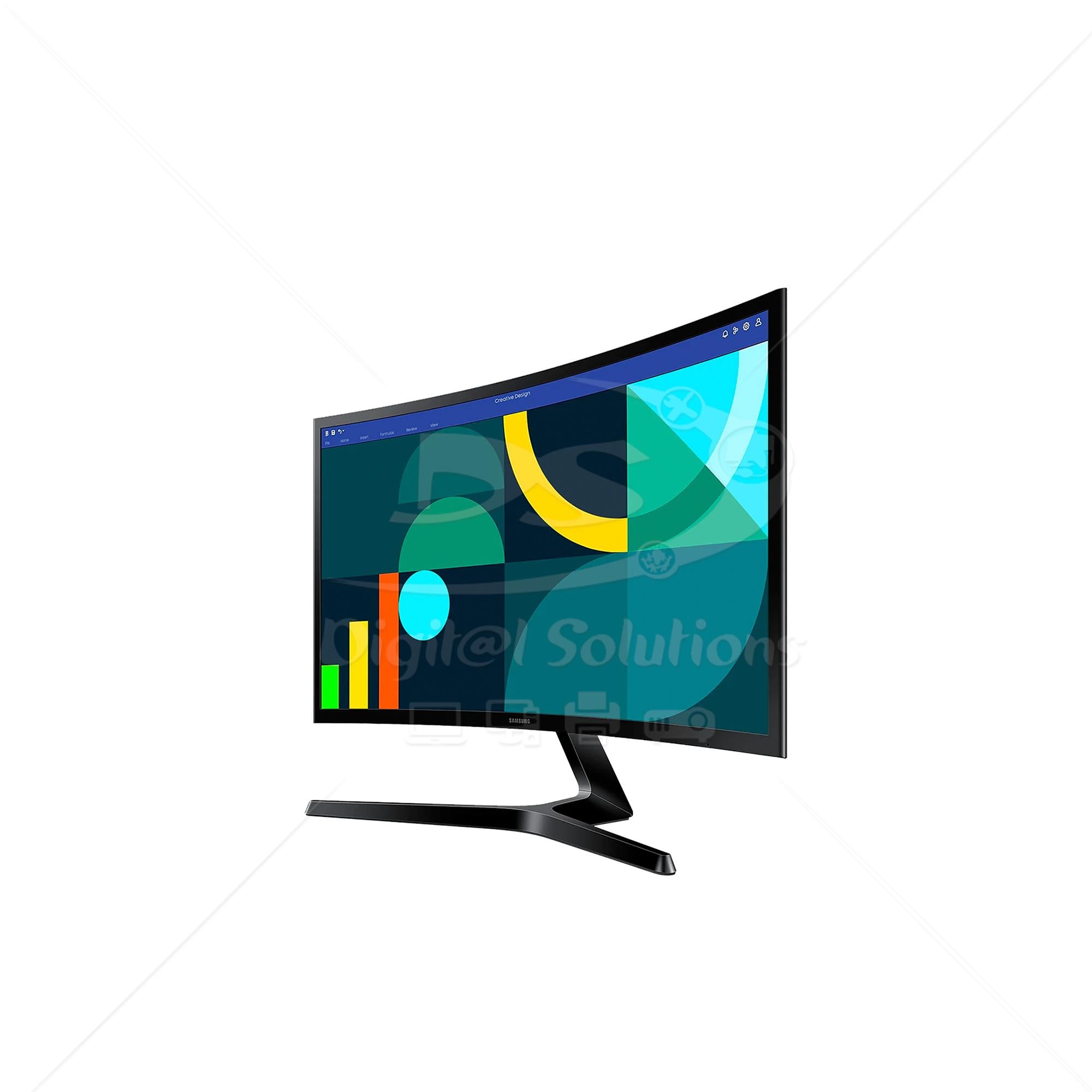 Monitor Curvo Samsung Essential S3 S24D366GAN 24 Plg