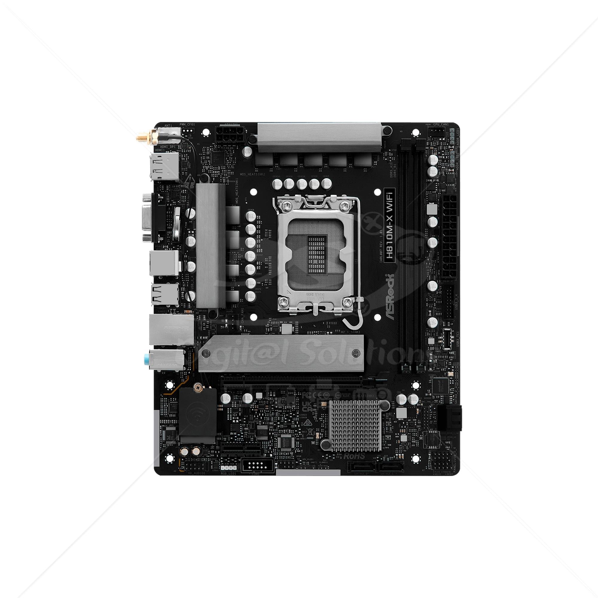 Motherboard ASROCK H810M-X WIFI LGA1851 DDR5