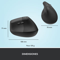 Mouse ergonómico vertical Logitech Lift