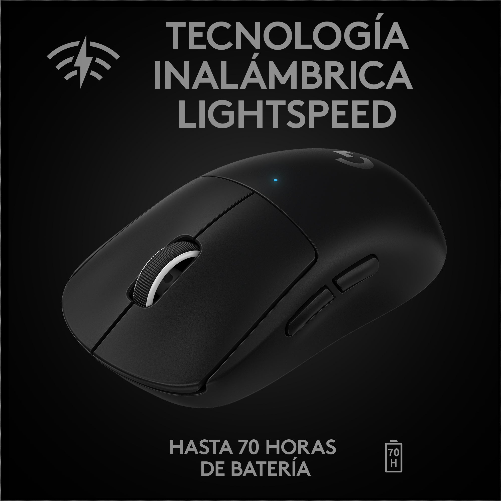 Mouse inalámbrico Logitech G PRO X SUPERLIGHT para gaming