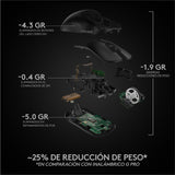 Mouse inalámbrico Logitech G PRO X SUPERLIGHT para gaming