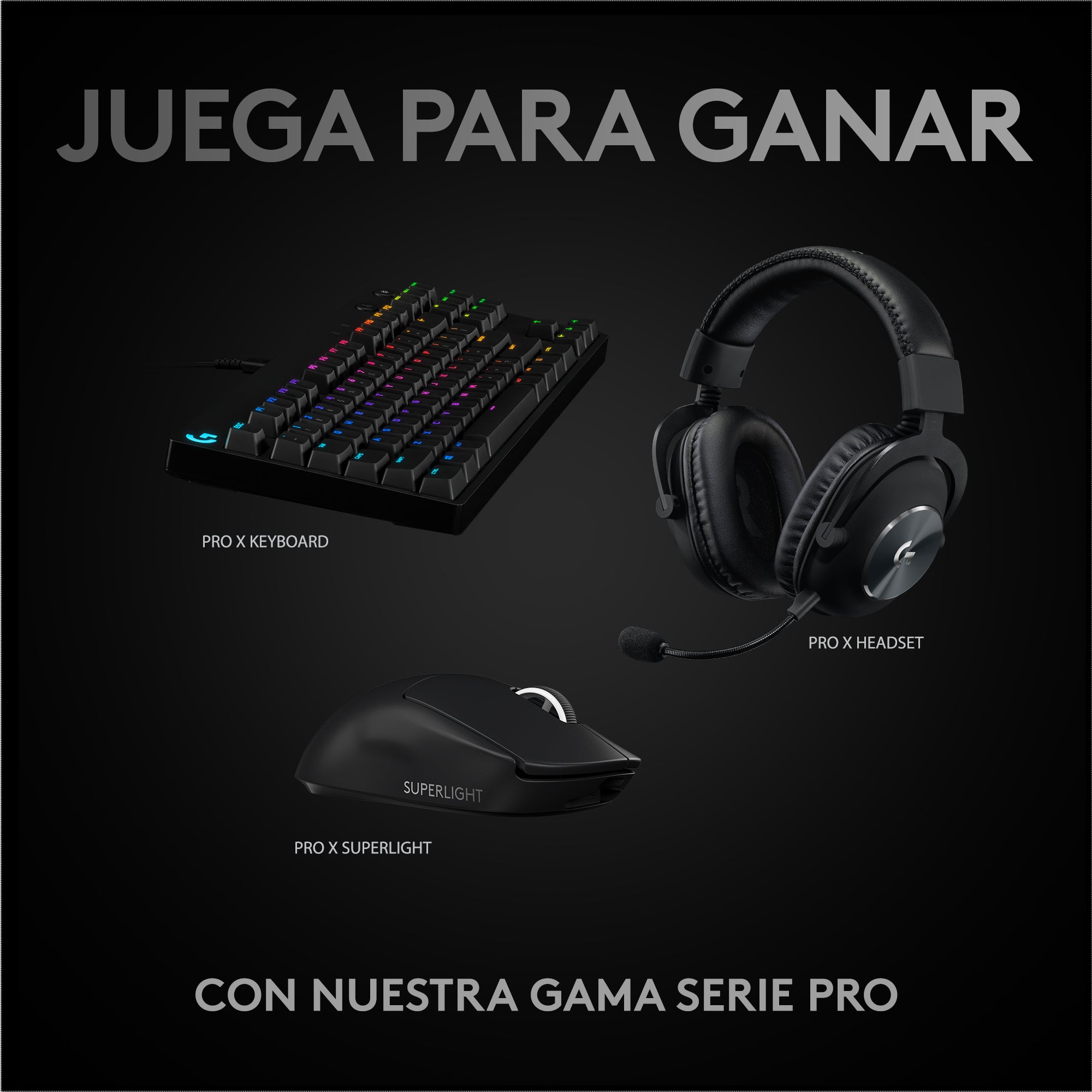 Mouse inalámbrico Logitech G PRO X SUPERLIGHT para gaming