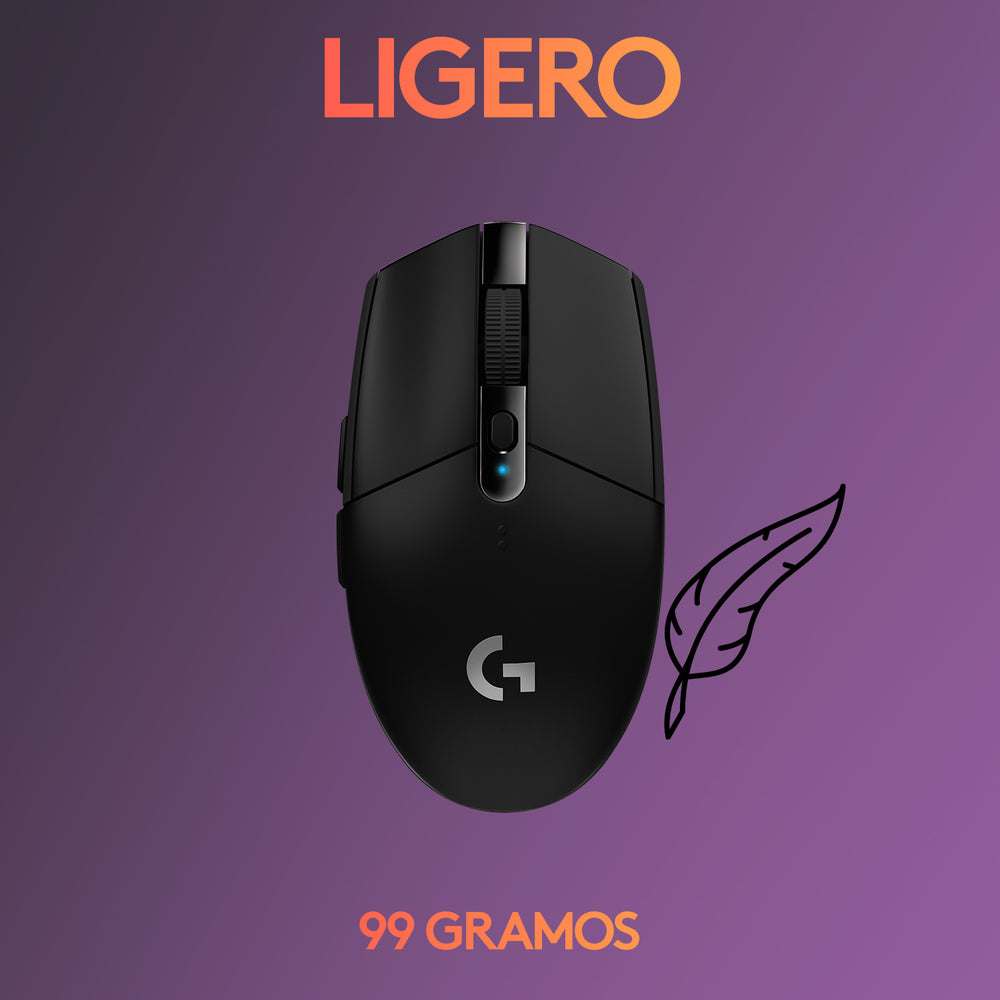 Mouse inalámbrico Logitech G305 LIGHTSPEED para gaming