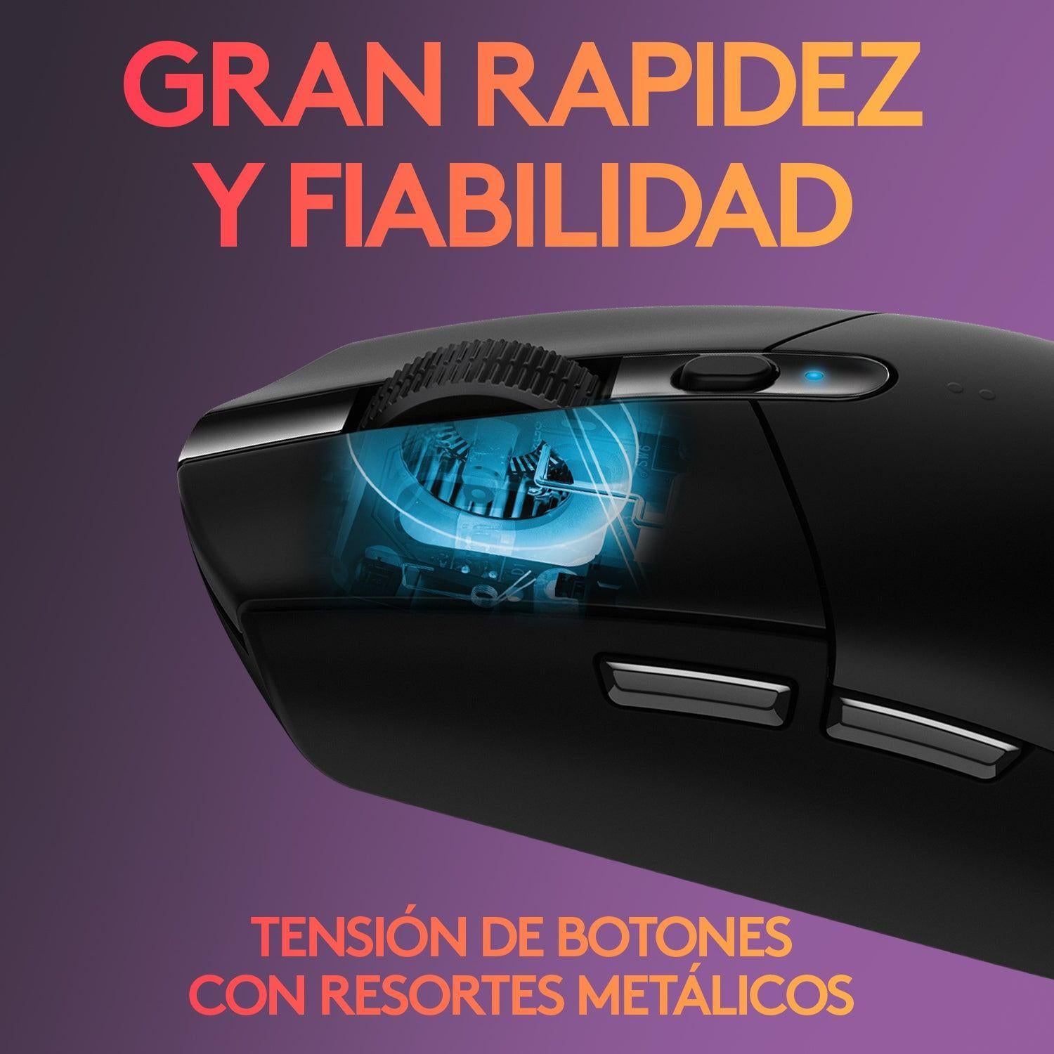 Mouse inalámbrico Logitech G305 LIGHTSPEED para gaming