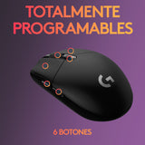 Mouse inalámbrico Logitech G305 LIGHTSPEED para gaming