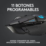 Mouse inalámbrico Logitech G502 LIGHTSPEED para gaming