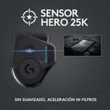 Mouse inalámbrico Logitech G502 LIGHTSPEED para gaming