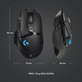 Mouse inalámbrico Logitech G502 LIGHTSPEED para gaming