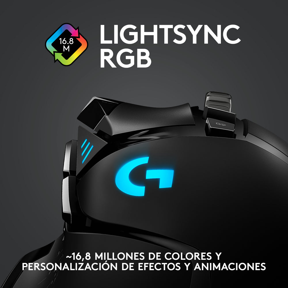 Mouse inalámbrico Logitech G502 LIGHTSPEED para gaming