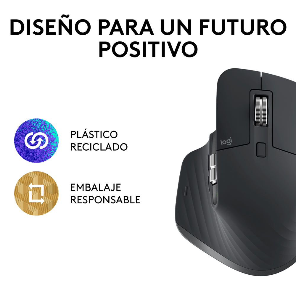 Mouse inalámbrico ultra rápido Logitech MX Master 3S