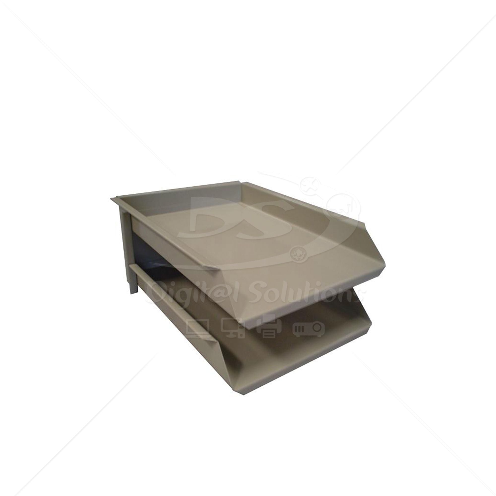 Papelera Metalica P-00141-01 2 Niveles Beige