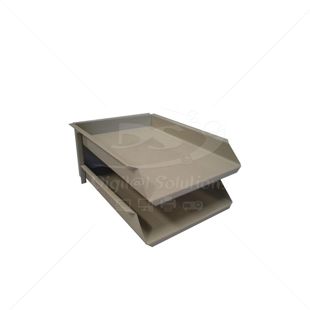 Papelera Metalica P-00141-01 2 Niveles Beige