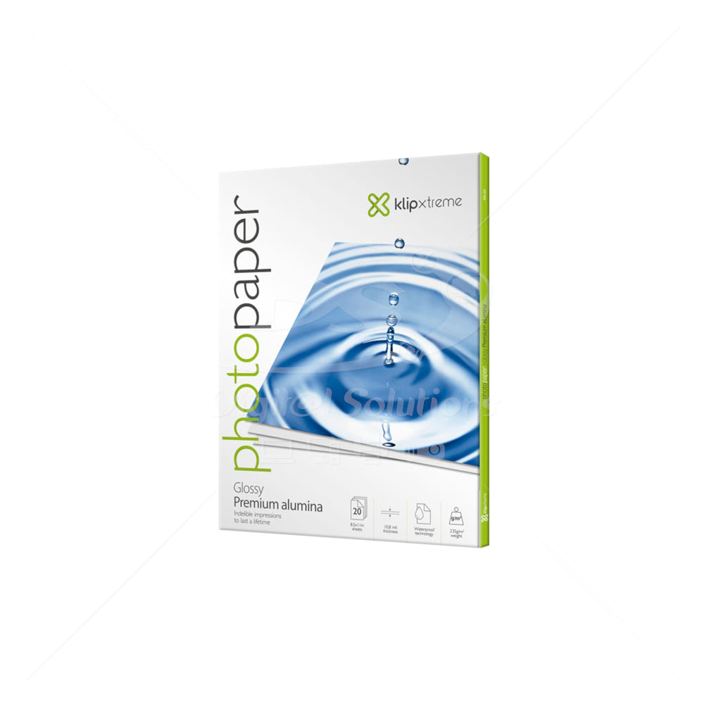 Paquete Papel Fotográfico Klip Xtreme KPA-320 TC 235gr 20H