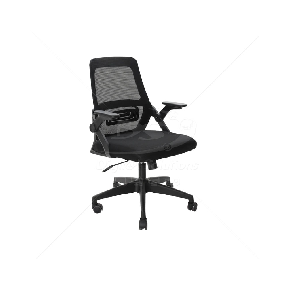 Silla Ejecutiva FERRINI A78822 de Malla Color Negro de Brazos Ajustables