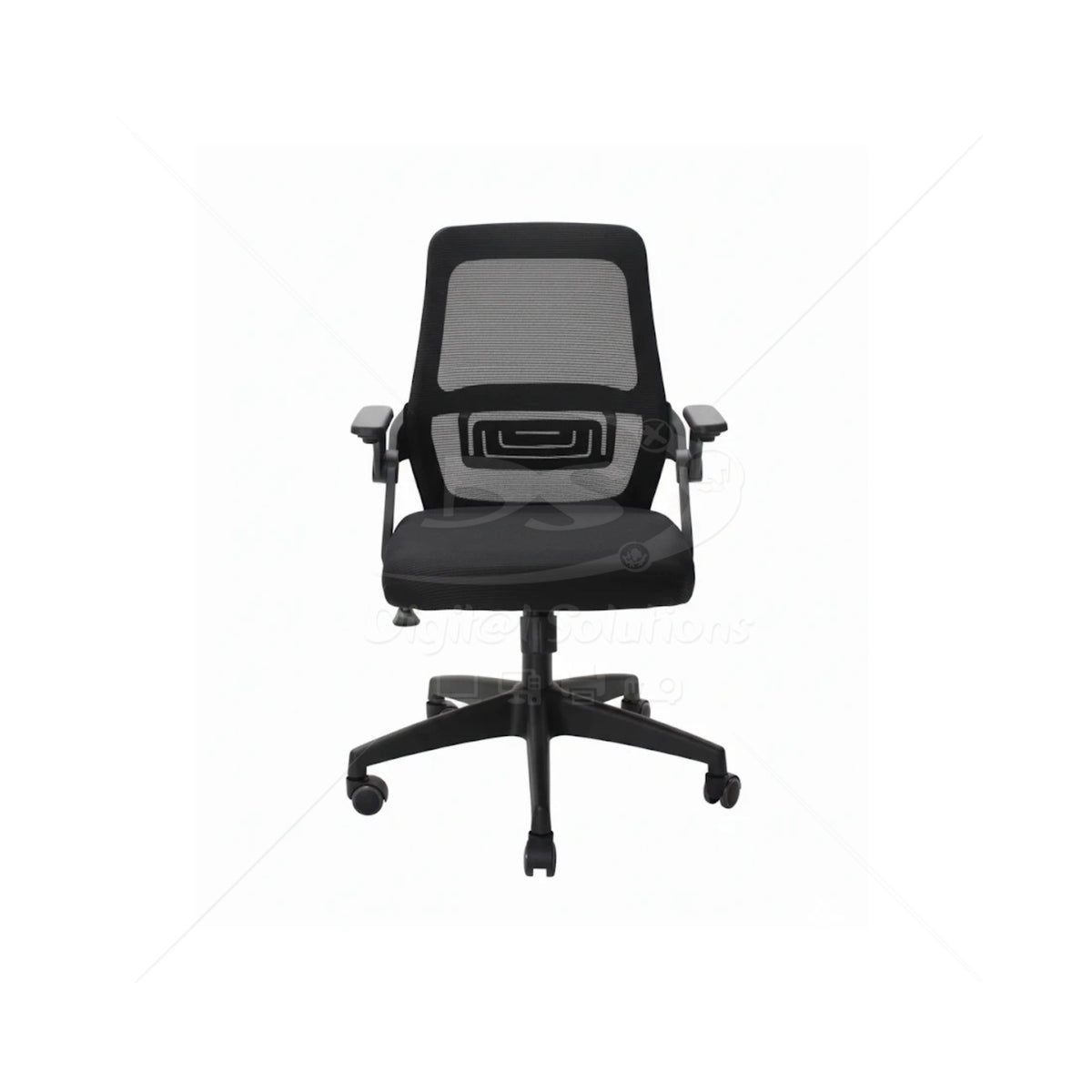 Silla Ejecutiva FERRINI A78822 de Malla Color Negro de Brazos Ajustables