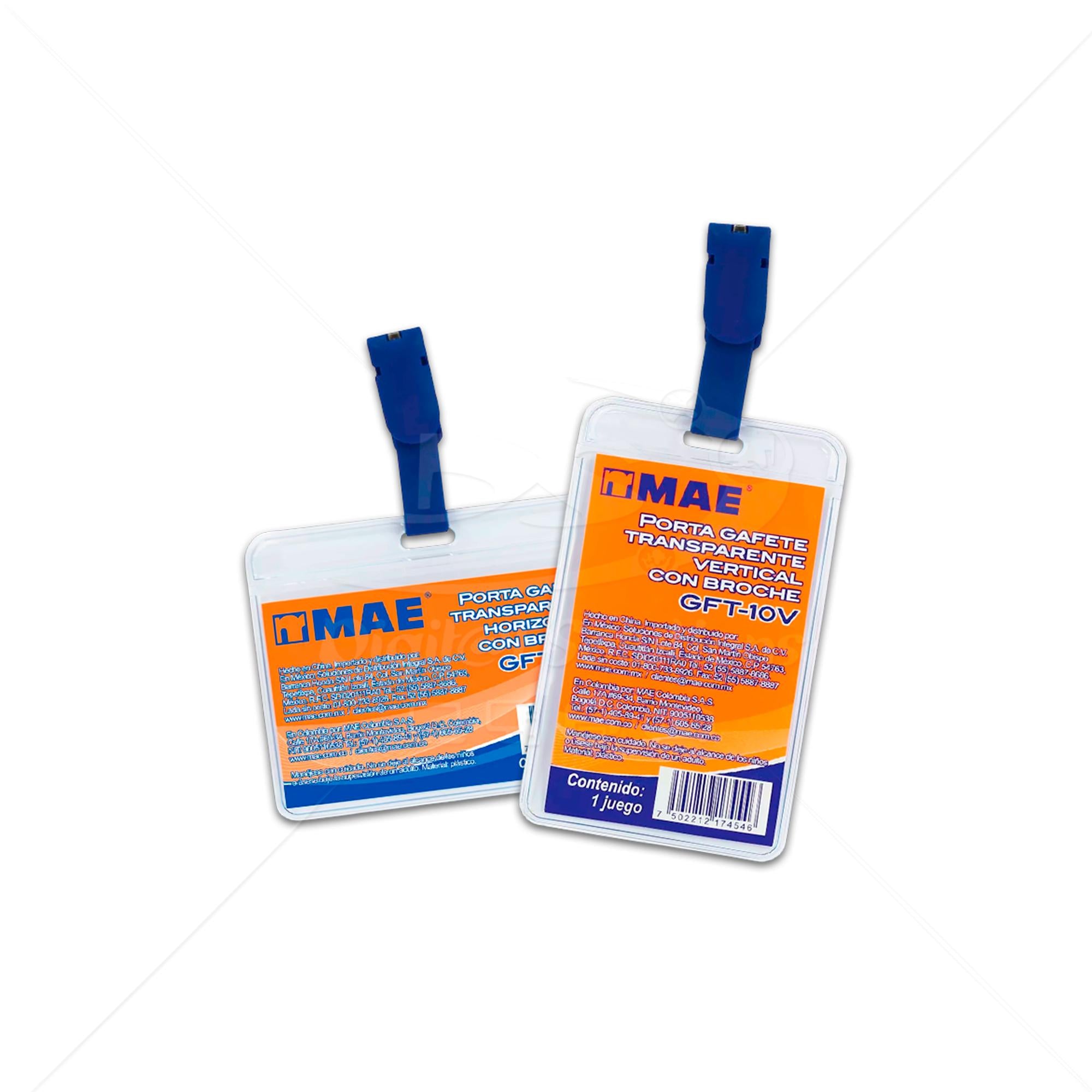 Portagafete Mae Transparente