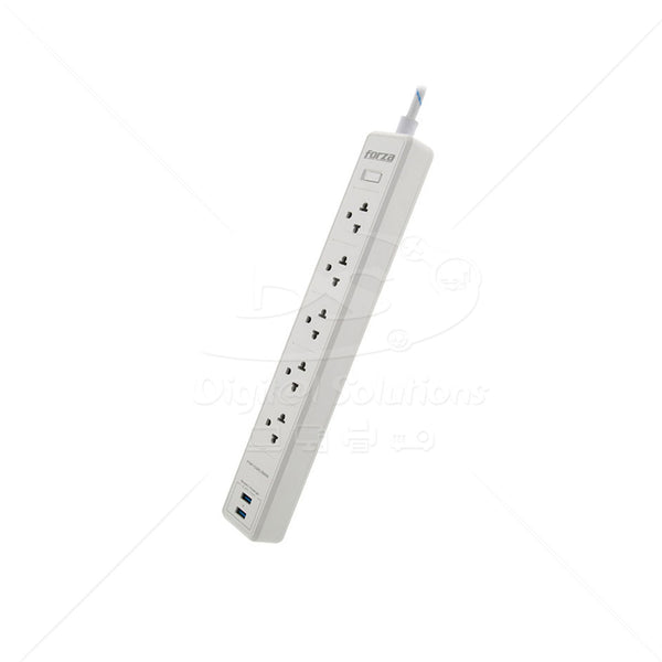 Regleta Forza FSP-512USBW 6 Sal+ 2 USB