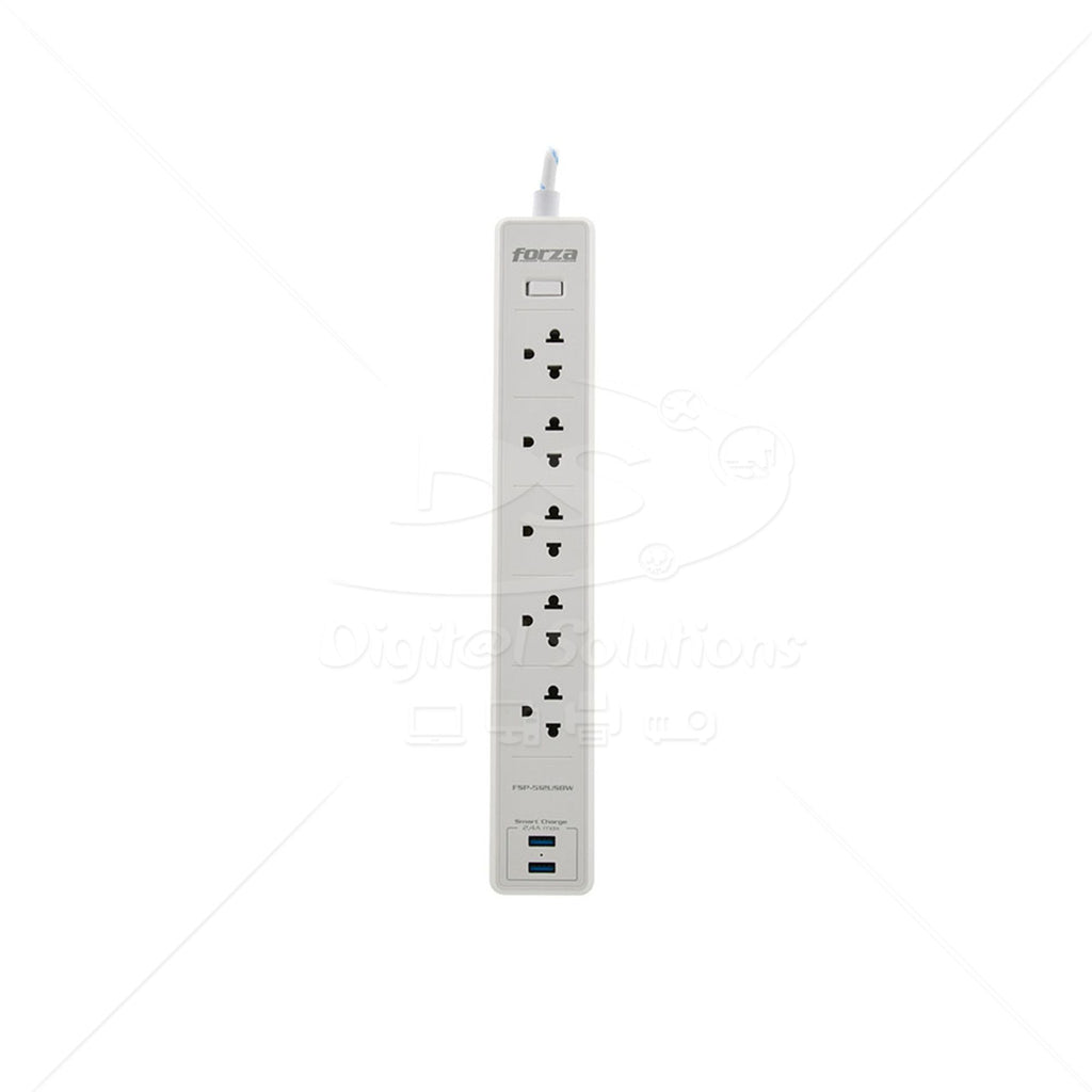 Regleta Forza FSP-512USBW 6 Sal+ 2 USB