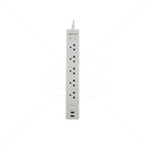 Regleta Forza FSP-512USBW 6 Sal+ 2 USB