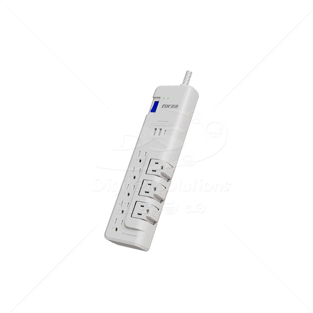 Regleta Forza FSP-821RUSBCW 8 Sal+3 USB