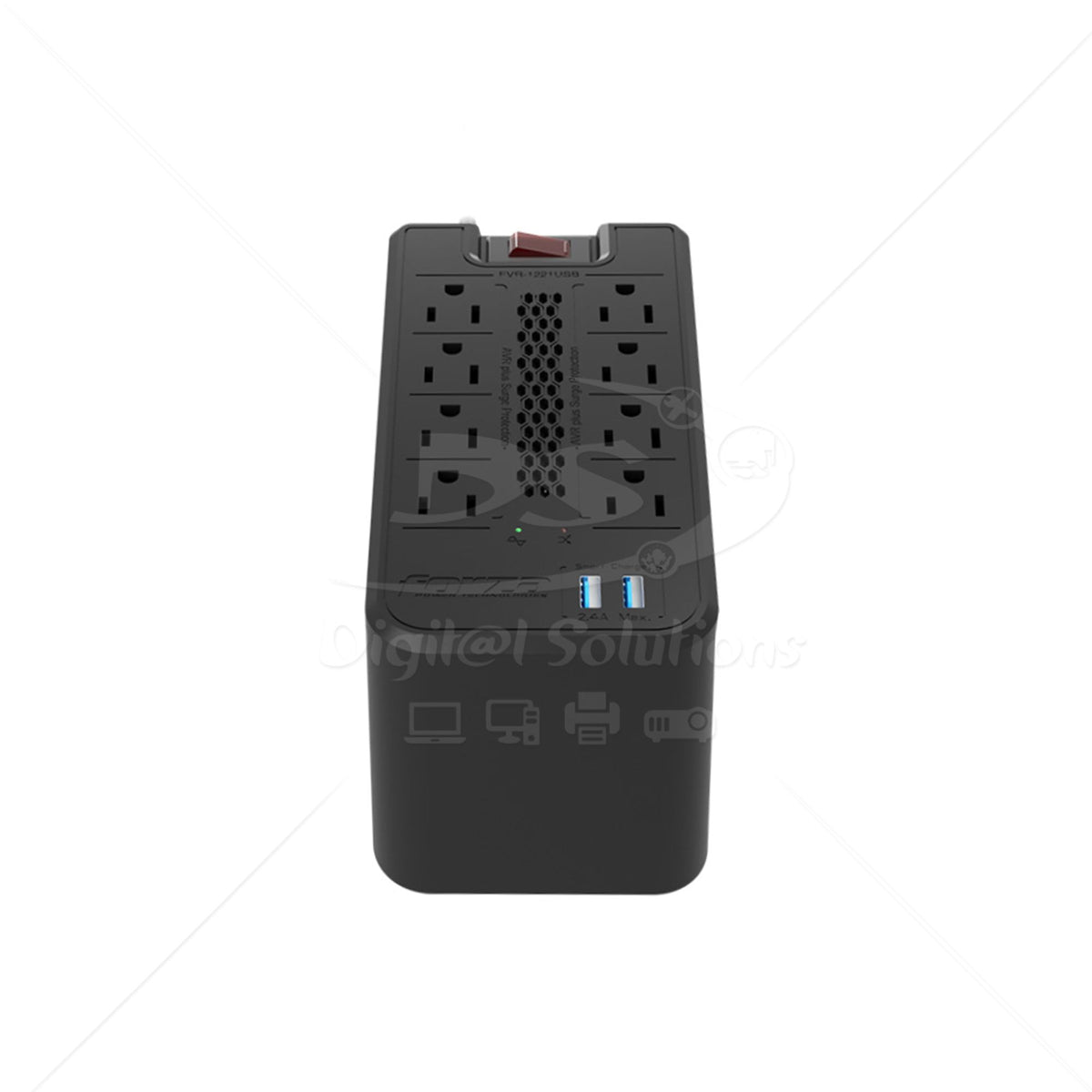 Regulador de Voltaje Forza FVR-1221USB 1200VA 8 SAL