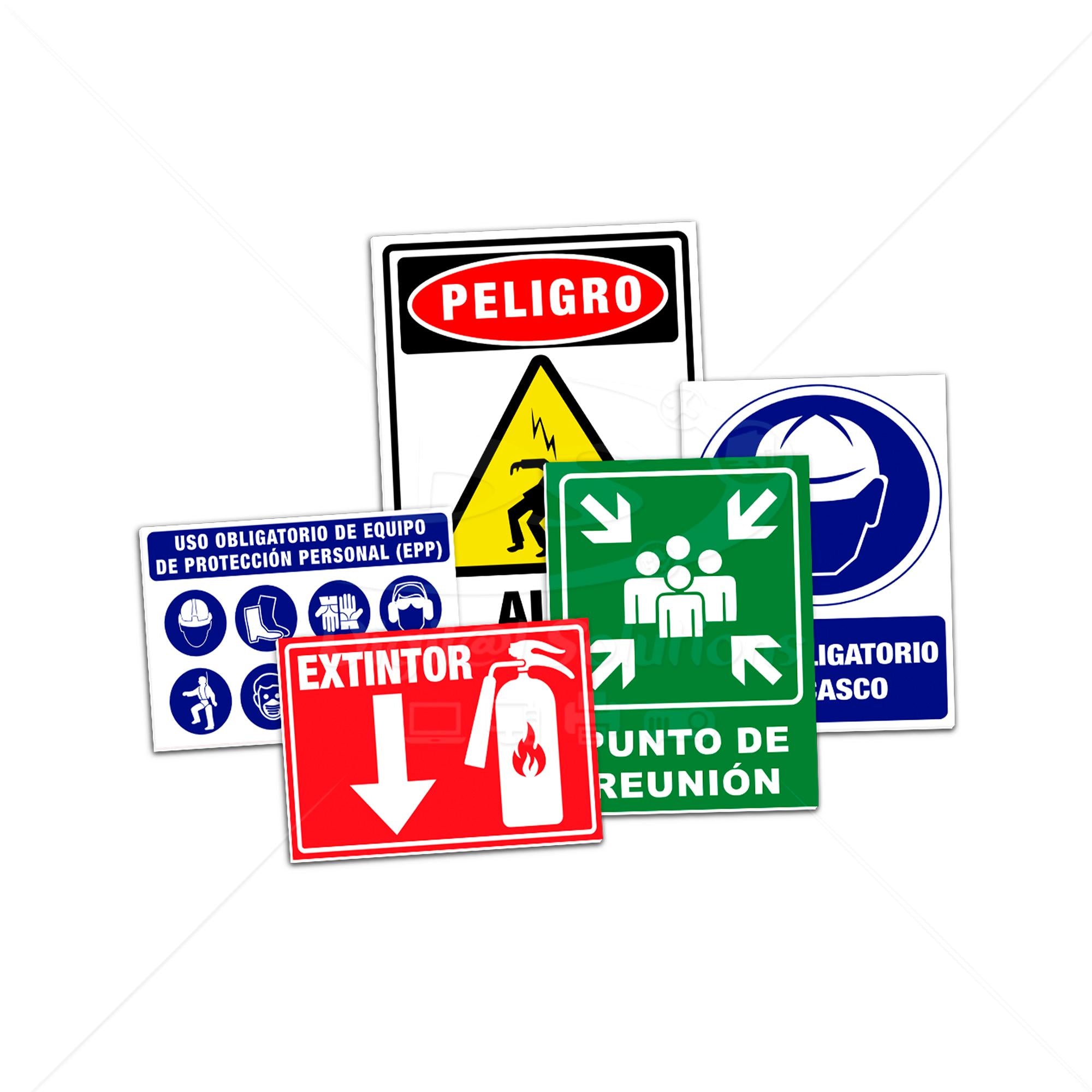 Señalética de Seguridad Industrial PVC