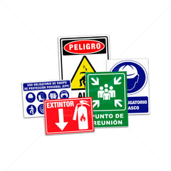 Señalética de Seguridad Industrial PVC