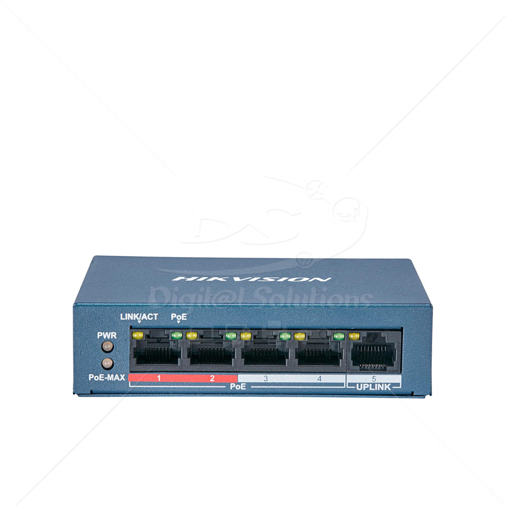 Switch 4 Pto Hikvision DS-3E0105P-E/M(B)