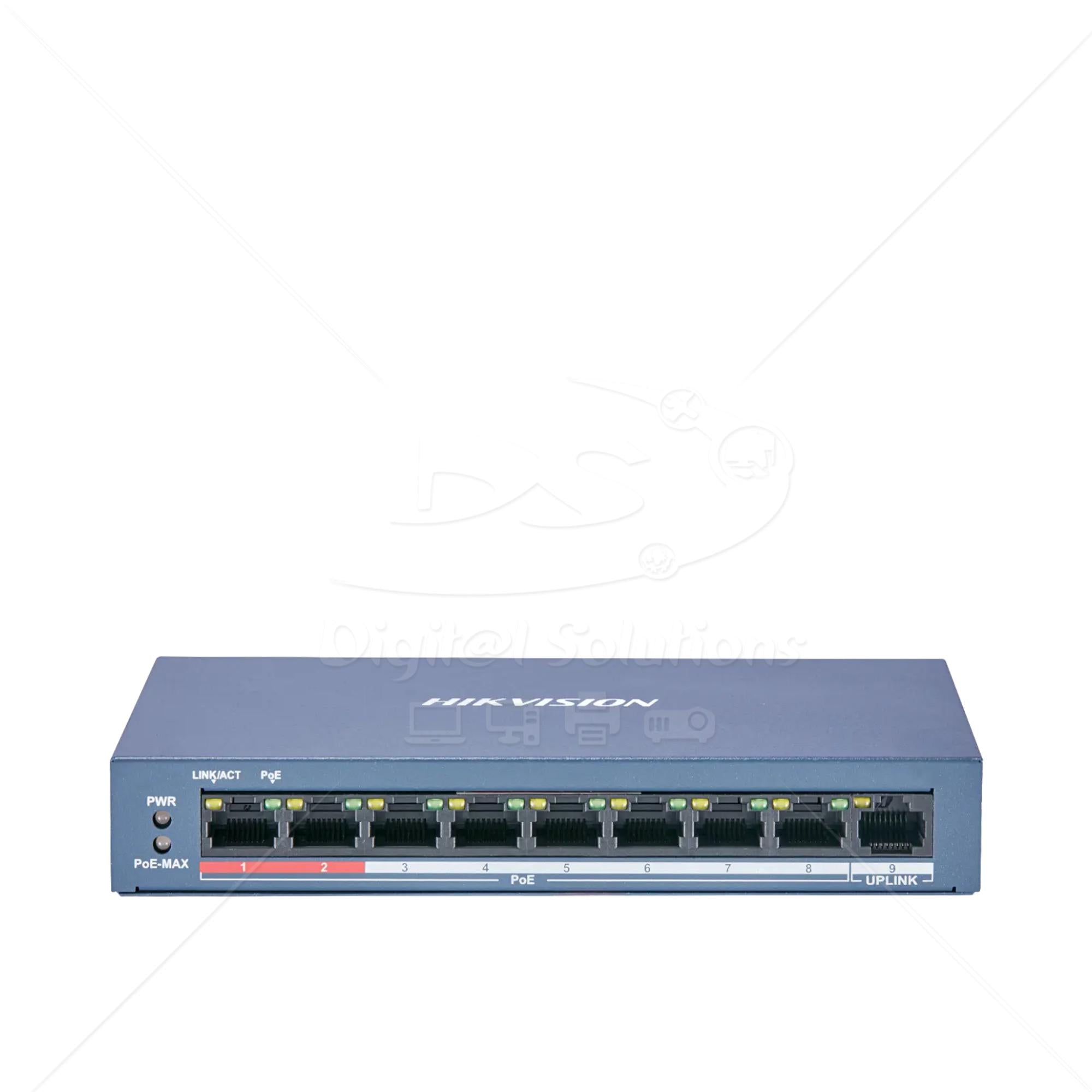 Switch 8 Pto FE Hikvision DS-3E0109p-E/M(B)