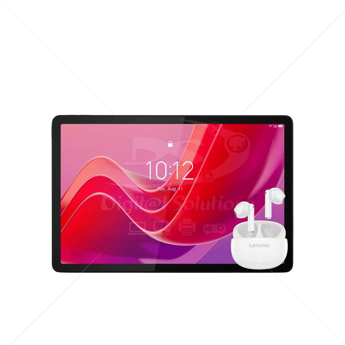 Tablet Lenovo ZAEH0130PA 10.1 Plg + Folio Case + Audífono E310 Luna Grey