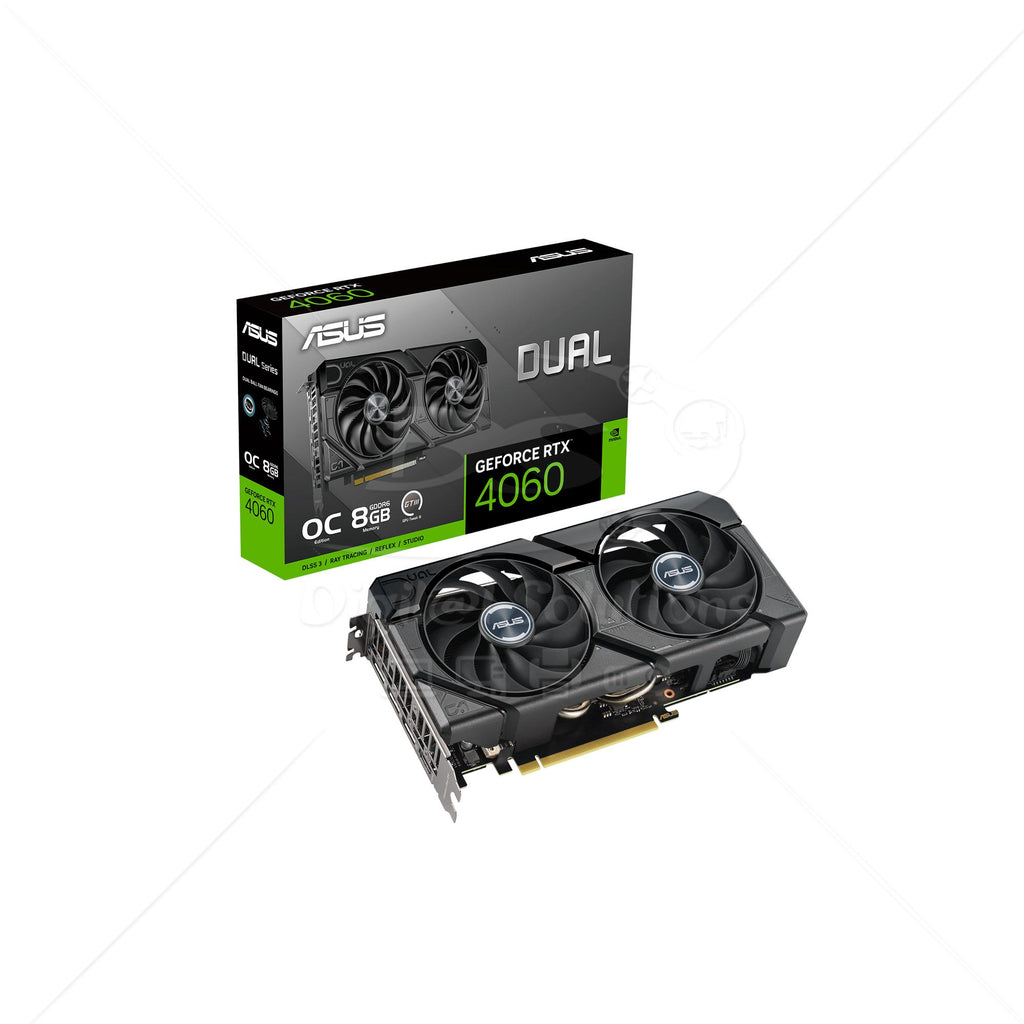 Tarjeta PCI-E Asus 8GB RTX 4060 DUAL-RTX4060-O8G-V2