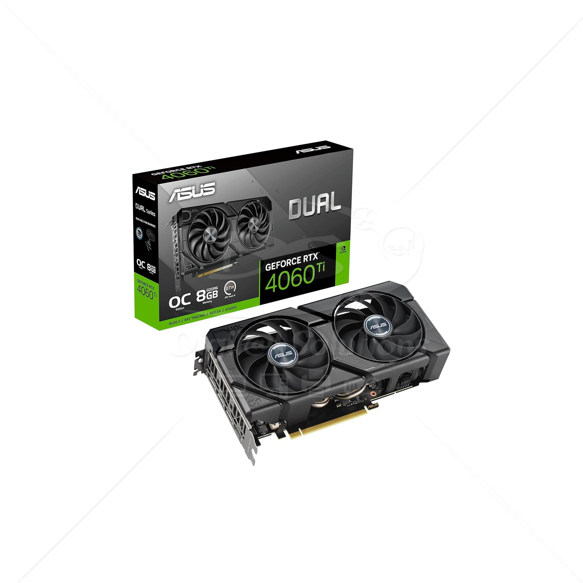 Tarjeta PCI-E Asus DUAL-RTX4060TI-O8G-EVO 8GB