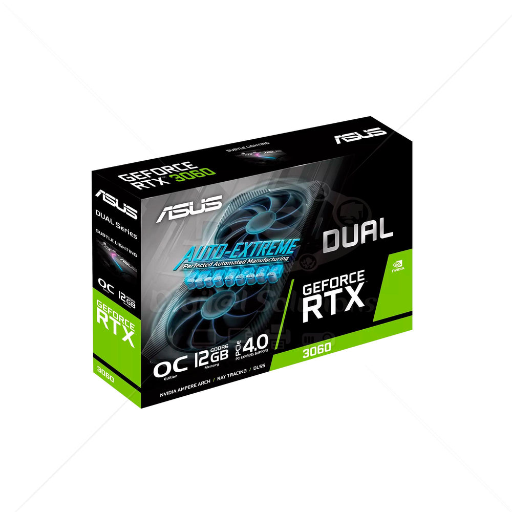 Tarjeta PCI-E Asus Dual RTX3060-O12G-V2 90YV0GB2-MVAA10 12GB