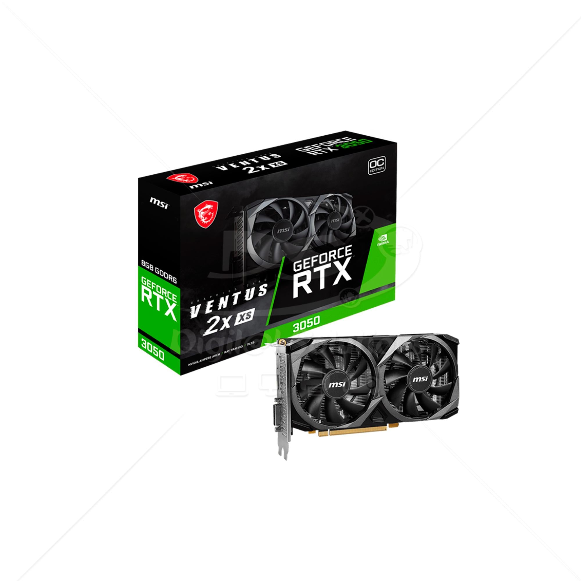 Tarjeta PCI-E Msi GeForce RTX 3050 Ventus 2X XS 8G